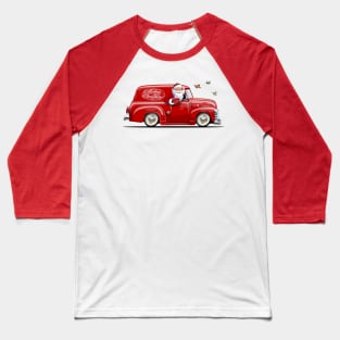 Cartoon Christmas van Baseball T-Shirt